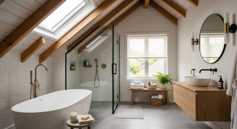 Attic Bathroom Remodeling in Champaign County, IL