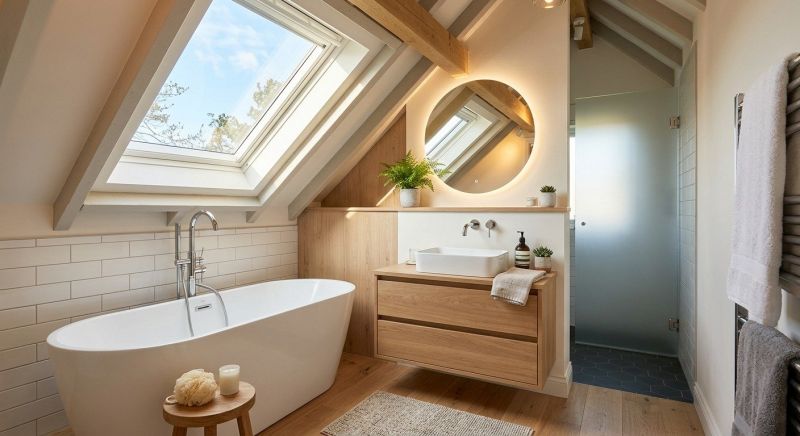 Attic Bathroom Remodeling in Champaign County, IL