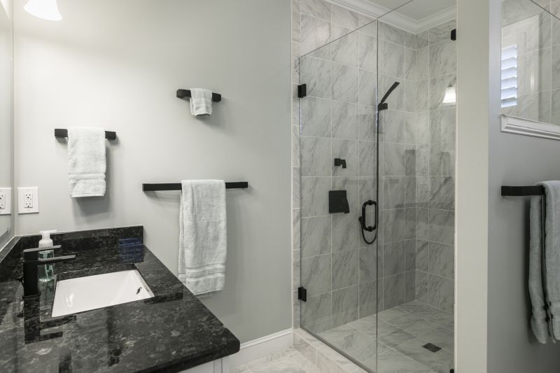 Granite Shower Installation in Champaign County, IL
