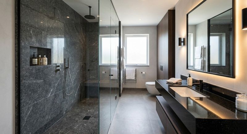 Granite Shower Installation in Champaign County, IL