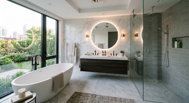 Luxury Bathroom Installation in Champaign County, IL