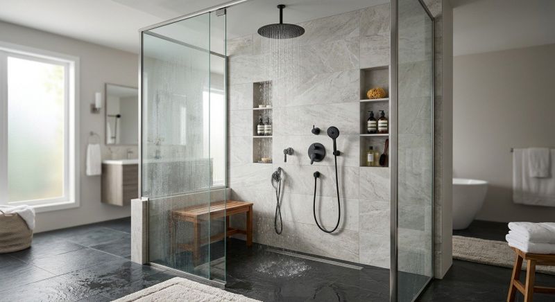 Shower Enlargement in Urbana, IL