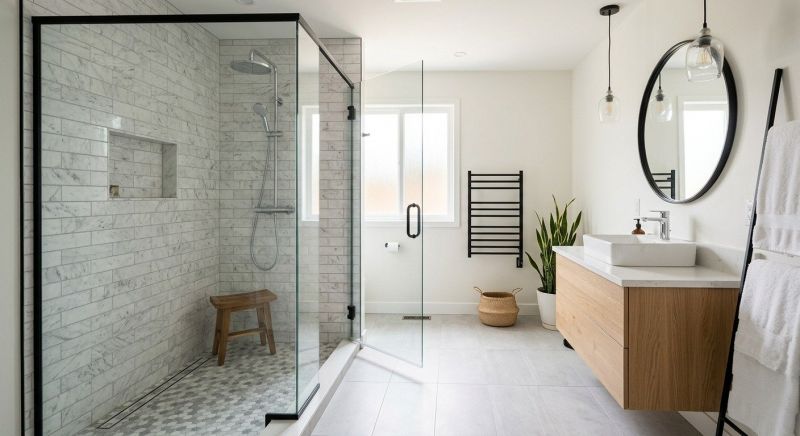 Tub To Shower Conversion in Champaign, IL