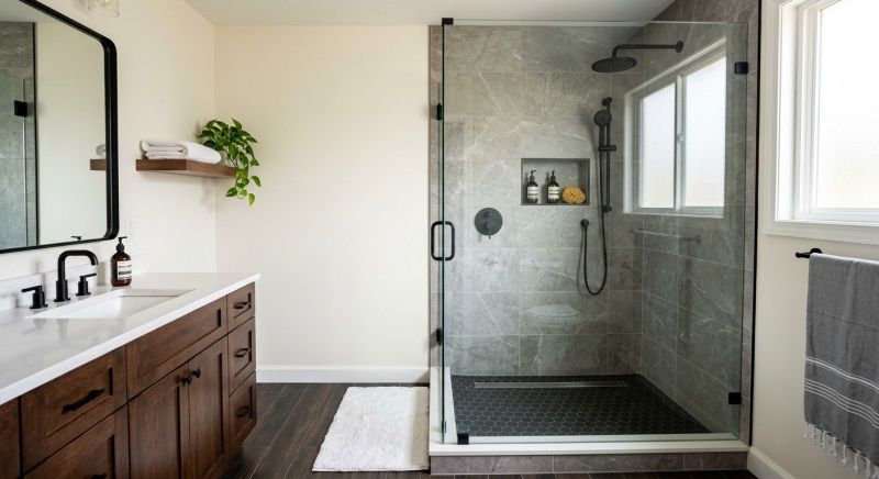 Tub To Shower Conversion in Champaign, IL